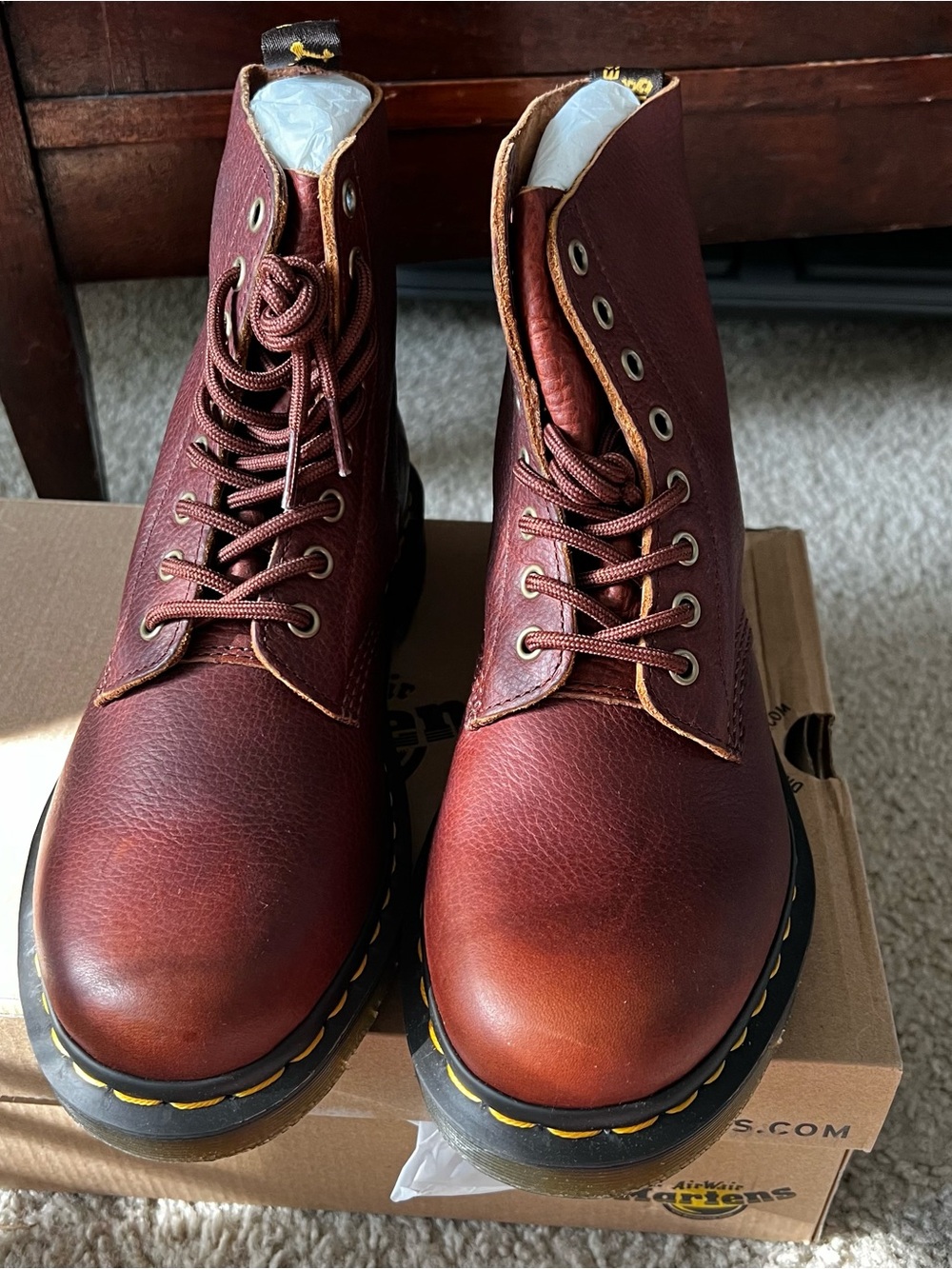 DR. MARTENS 1460 PASCAL BOOTS SIZE 8/39 NEW - Picture 3 of 5